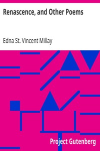 Renascence, and Other Poems cover