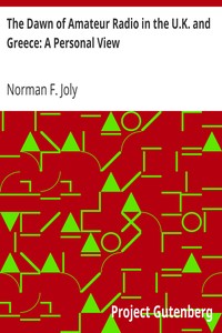 The Dawn of Amateur Radio in the U.K. and Greece cover